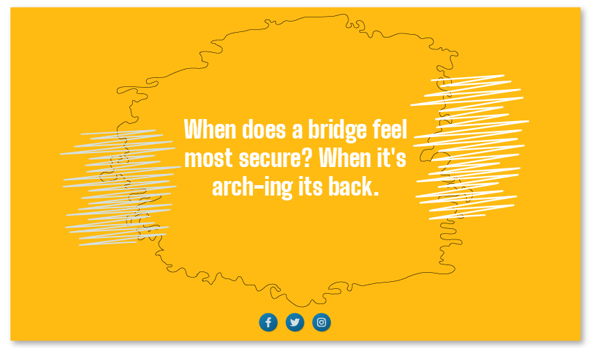 One-Liner Bridges Puns